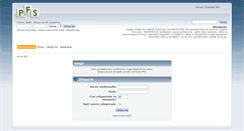 Desktop Screenshot of forum.pfs.org.pl