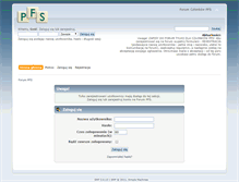 Tablet Screenshot of forum.pfs.org.pl
